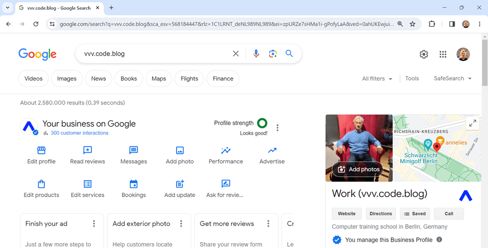 Your business on Google